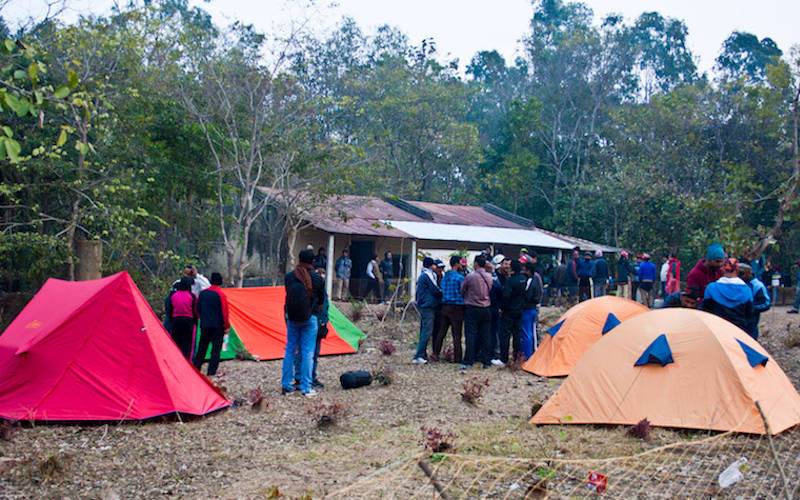 শুশুনিয়ায় ক্যামপিং ও পিকনিক