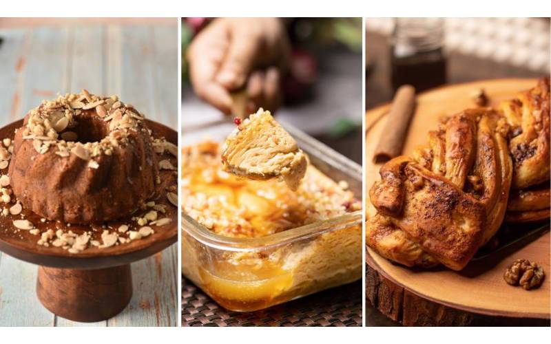 নলেন গুড়ের চিজকেক