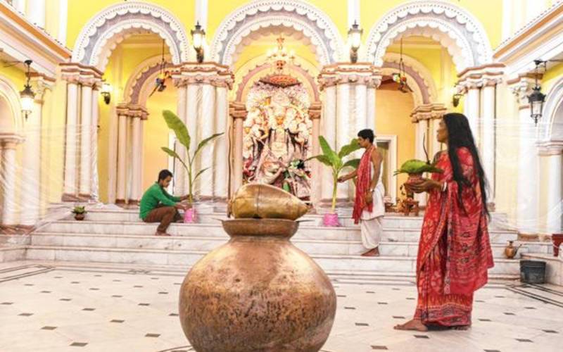 কাশিমবাজার রাজবাড়ির দুর্গাপুজো