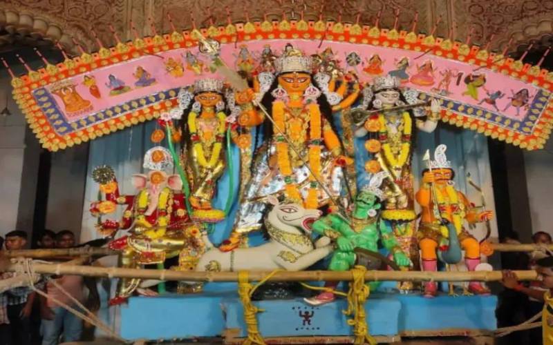 কৃষ্ণনগর রাজবাড়ির দুর্গা